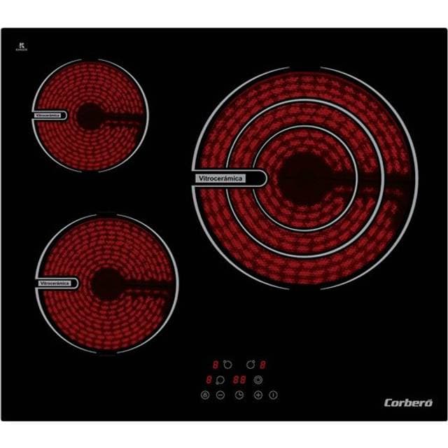 Corberó CCVG3BL574 Vitroceramic Hob 3 Burners