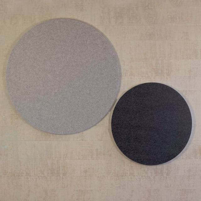 Götessons Lydabsorbent Sound Off EcoSUND Væg Ø1100 mm Sort