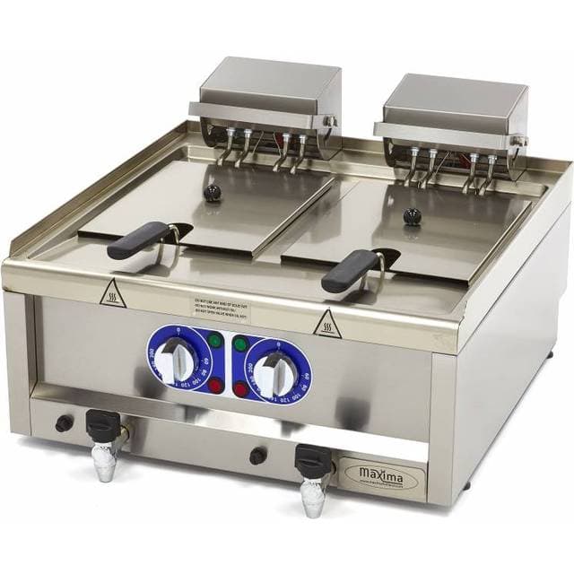 Maxima Friture 2 x 10L 2 Kurve Med Aftapningshane 400V