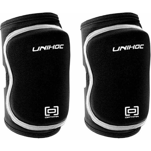 Unihoc Kneepad Optima Junior Pair Black White One Size