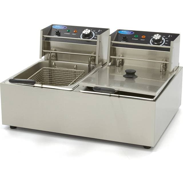 Maxima Friture 2 x 6L 2 Kurve Op Til 2,4 kg Pommes Frites