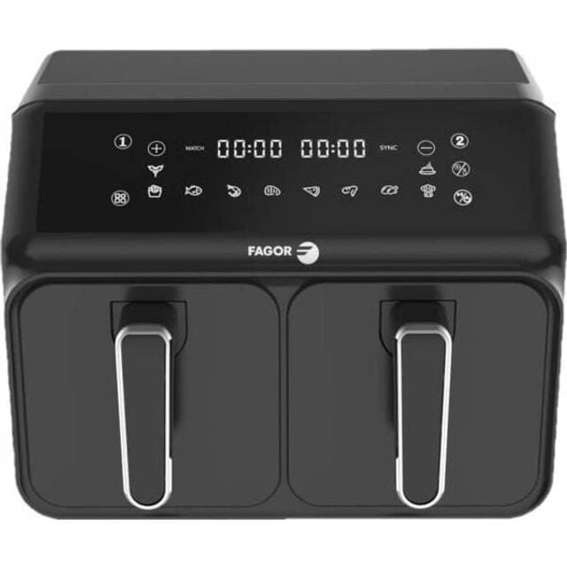 Fagor Varmluftsfrituregryde FG2X4L Sort 2200W 8L