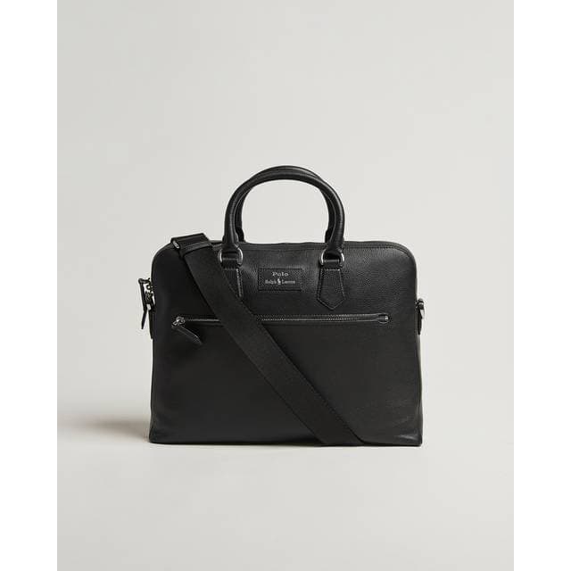 Polo Ralph Lauren Messenger Pebble Leather - Black