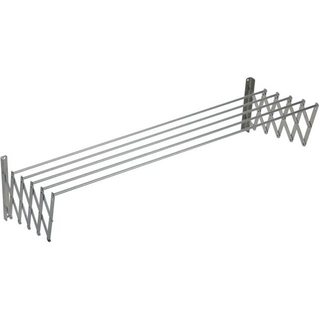 sauvic Extendable Aluminium Clothesline - Silber