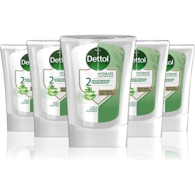 Dettol Blød På Huden Kontaktløs Sæbedispenser Refill Sæt 5x250 ml