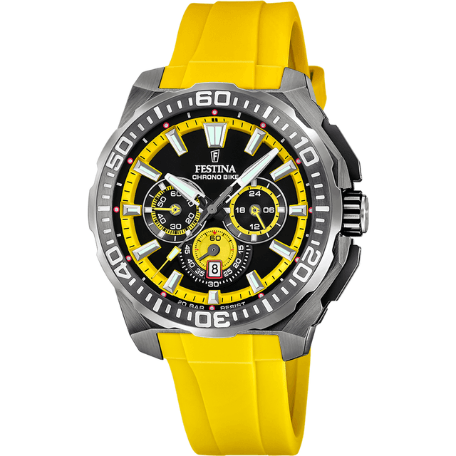 Festina Chrono Bike F20725/1 46 mm Analog Quartz Safirglas