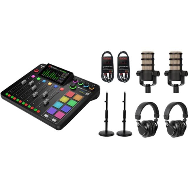 RØDE Rødecaster Pro II Podcasting Bundle 2