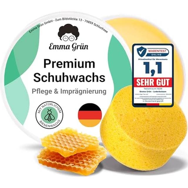 Emma Emma Grün Schuhwachs Farblos Lederpflege 100ml