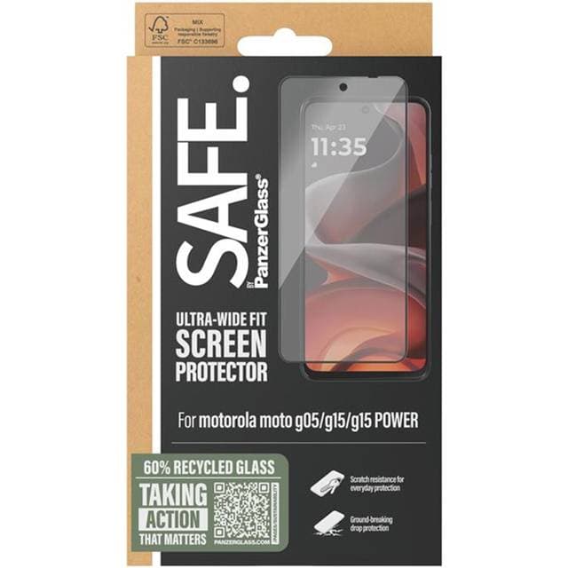 SAFE. by PanzerGlass Moto G05 G15 G15 Power Skærmbeskytter