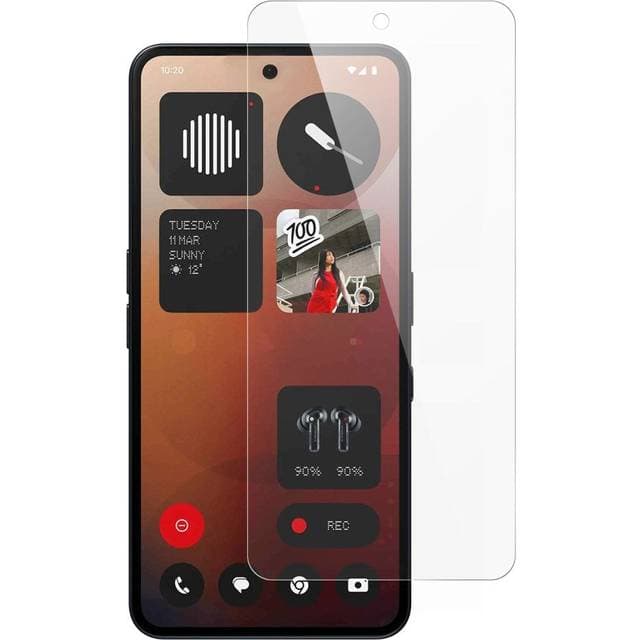 INCOVER Nothing Phone 3a Skærmbeskyttelsesglas Gennemsigtig