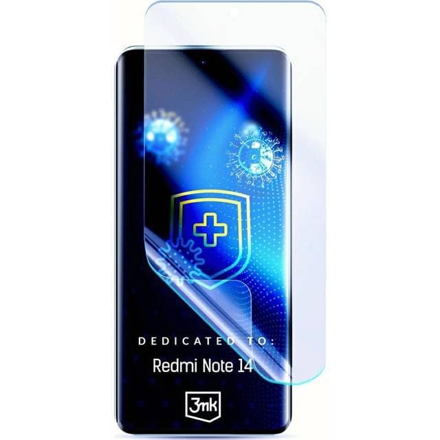 3mk SilverProtect+ Redmi Note 14 5G Anti-Microbial Film Wet-Mounted