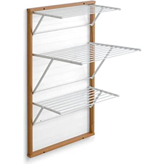 Ant Karim Wand Wäscheständer Holz Ausziehbar - Kirschbaum-Finish