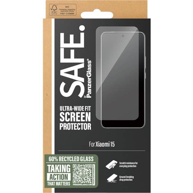 SAFE. by PanzerGlass Ultra-Wide Fit Skærmbeskyttelsesglas