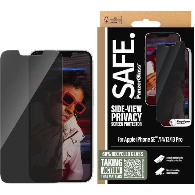 PanzerGlass SAFE Privacy Screen Protection Iphone 16e 14 13 13 Pro
