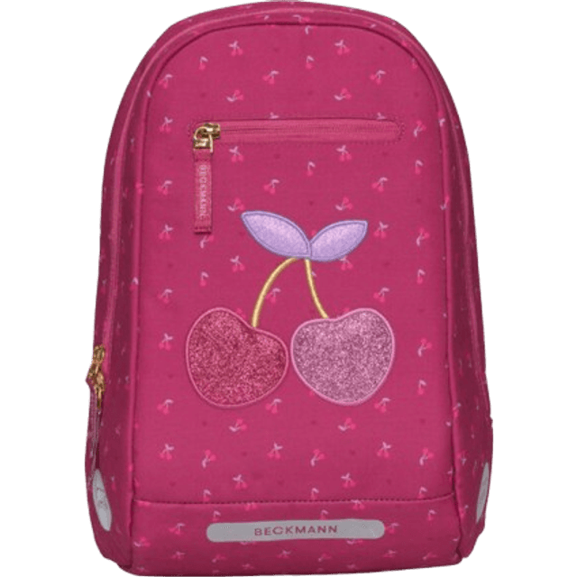 Beckmann Rygsæk 12L, Cherry, Skoletaske