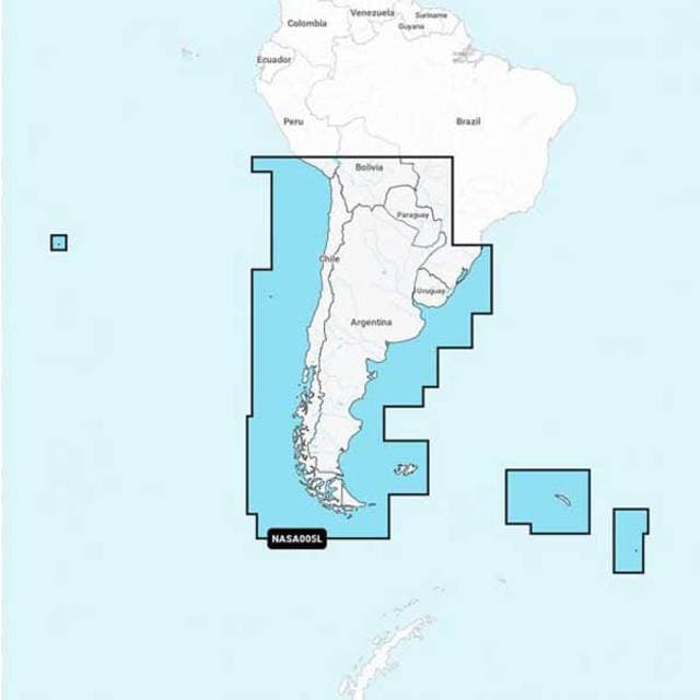 Navionics Msd Large Sa005l Chile Argentina I.pascua Chart