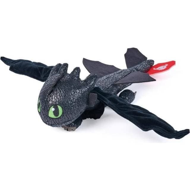Spin Master Dragons Movie Gliding Hug Toothless Plush 30 cm