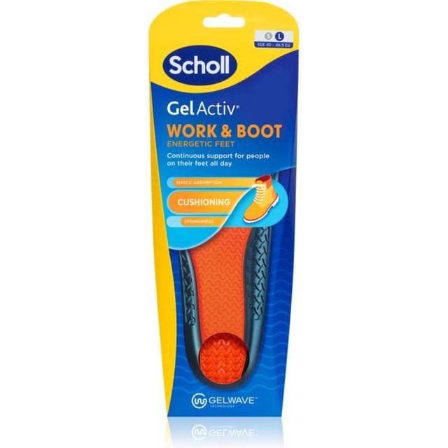 Scholl GelActiv Insole Work Indlægssåler 1 par 1 pair