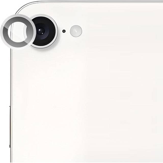 Rurihai iPhone 16e Hærdet Linsebeskyttelsesglas Sølv