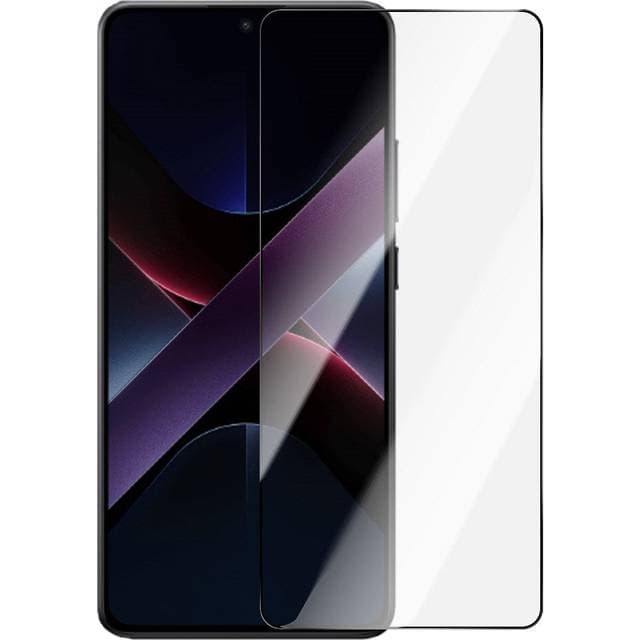 Xiaomi Poco X7 Pro Hærdet Skærmbeskyttelsesglas Gennemsigtig Sort