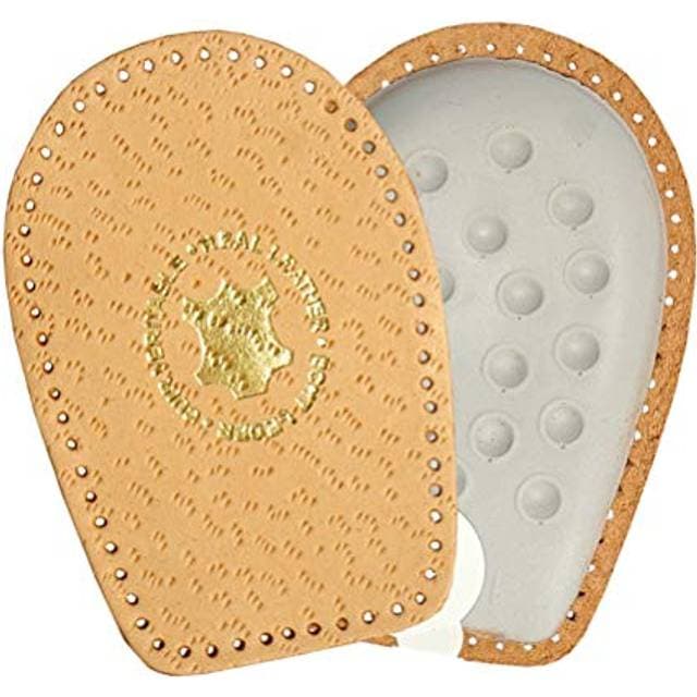 Kaps Genuine Leather Heel Support Pad Cup with Foam Cushion