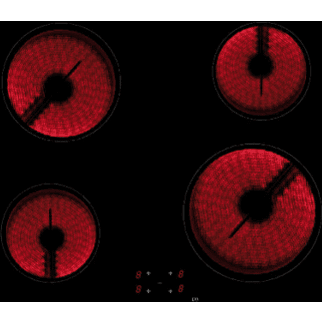 Witt Classic EHP60 Keramisk Kogeplade Sort