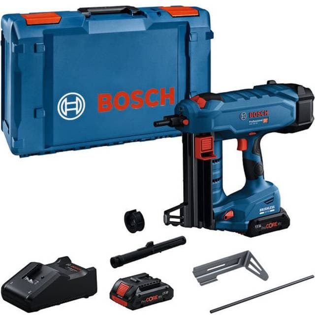 Bosch Professional GNB 18V-40 Dykkerpistol 2 stk 4,0 Ah batteri hurtiglader og XL-BOXX