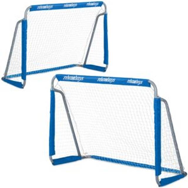 Relaxdays Fußballtor Garten 2er Set 110 x 150 x 75 cm