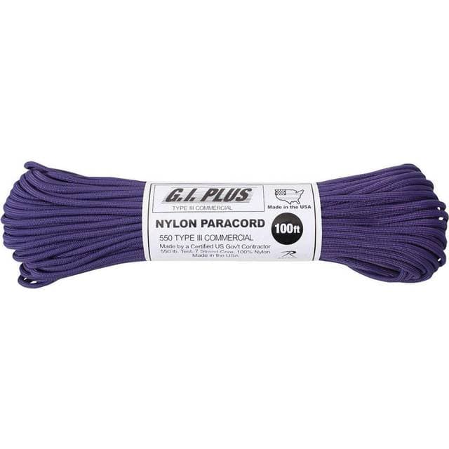 Rothco Paracord Nylon 30m Lilla
