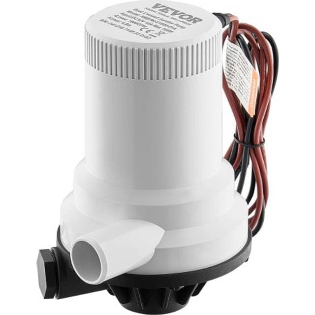 VEVOR Livewell Pumpe Til Båd 12V 1600GPH