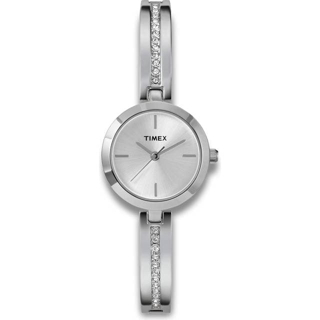 Timex Womens Main Street Stål Med Krystaller