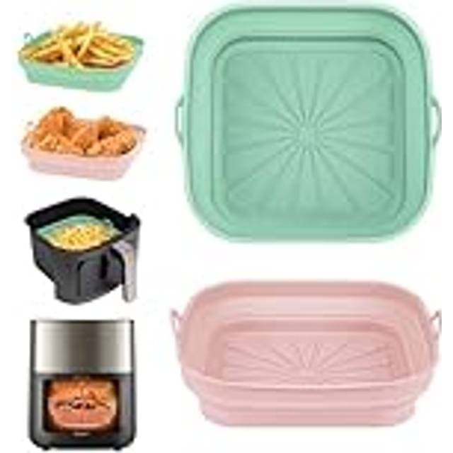 Alyvisun Silikonform für Heißluftfritteuse 2 Stück