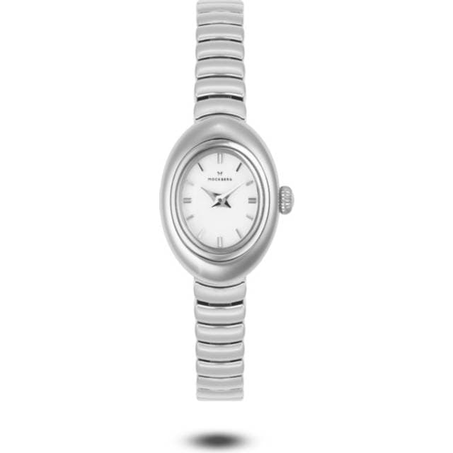 Mockberg Belle Oval Petite Steel Watch 18mm