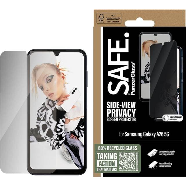 PanzerGlass Safe Privacy Skærmbeskyttelse Galaxy A25 5G UWF
