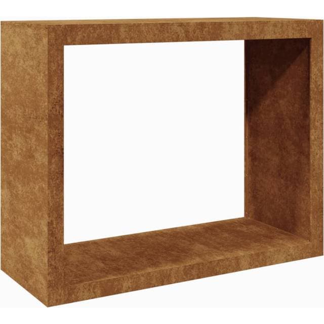 vidaXL Brændereol 100x40x80 cm Vejrbestandigt Stål