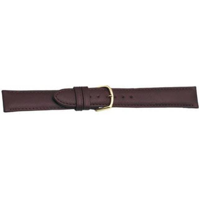 Falkenlund Deluxe Beco Watch Strap Polo Brown Calf Leather 18mm Gold Plated Buckle 664218G