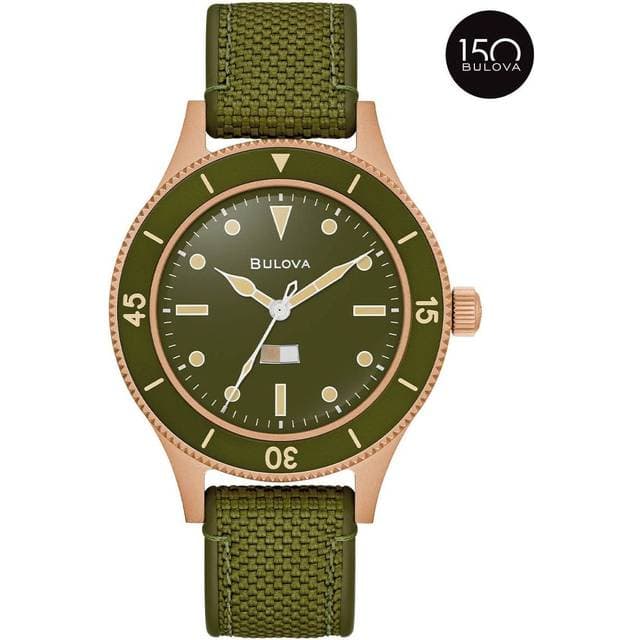 Bulova Mil Ships Archive 98A324 41 mm Automatisk Safirglas