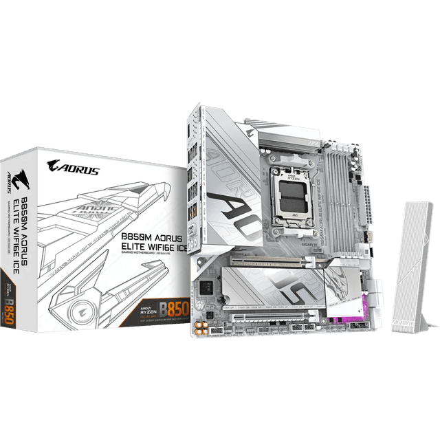 Gigabyte B850M AORUS ELITE WIFI6E ICE