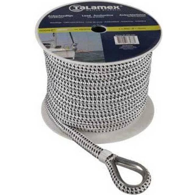 Talamex Ankerline Med Bly Flettet Polyester 10mm x 20m