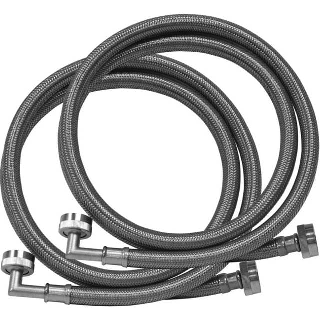 Eastman Braided Stainless Steel Washing Machine Hose 5 ft 1-Pair