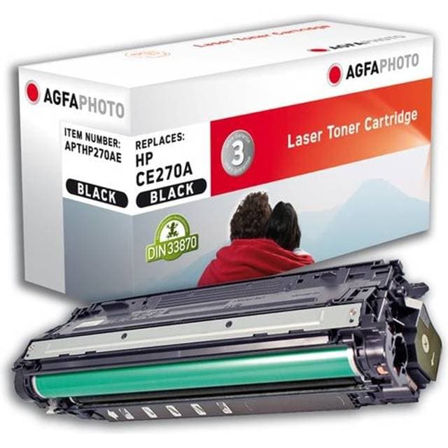AgfaPhoto Tonerpatron Kompatibel HP Color LaserJet Enterprise CP5520 CP5525 M750 - Sort