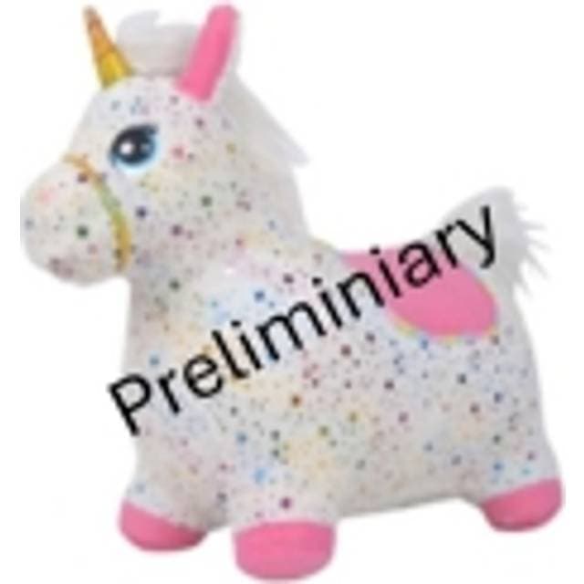 Krea Hop And Bounce Plush Horse Rainbow