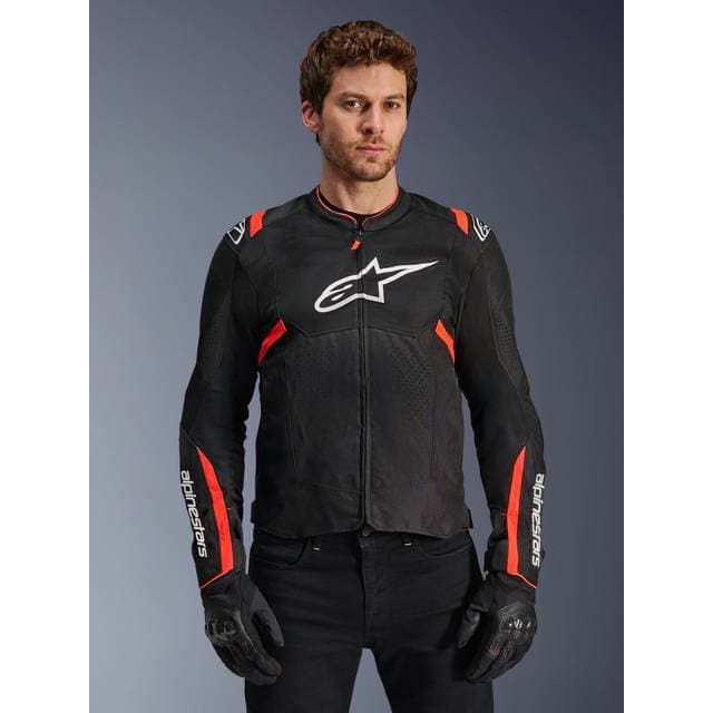 Alpinestars T-SPS Air V2 Tekstiljakke - Sort/Rød Herre