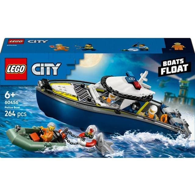 LEGO City Police Politibåd på Forbryderjagt 60456