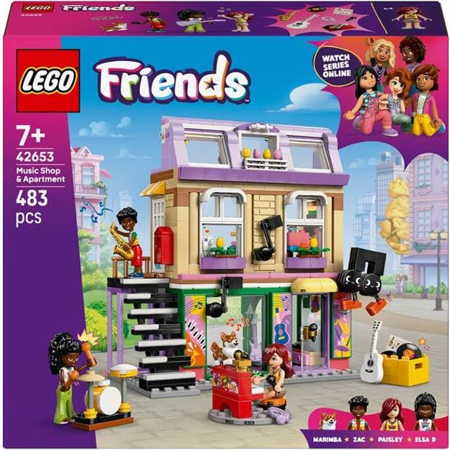 LEGO Friends Musikbutik og Lejlighed 42653