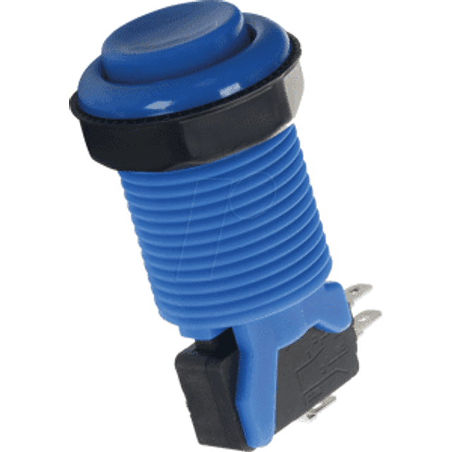 Joy-it Arcade Button Mit Mikrostaster Blau