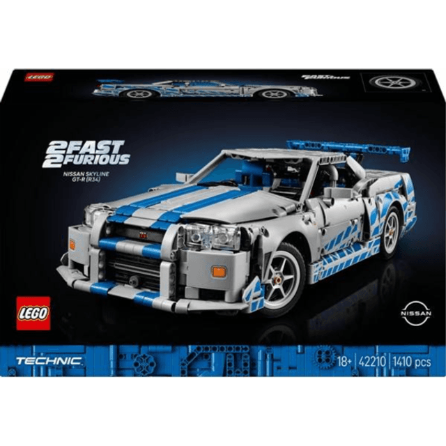 LEGO Technic 2 Fast 2 Furious Nissan Skyline GT-R (R34) Car 42210