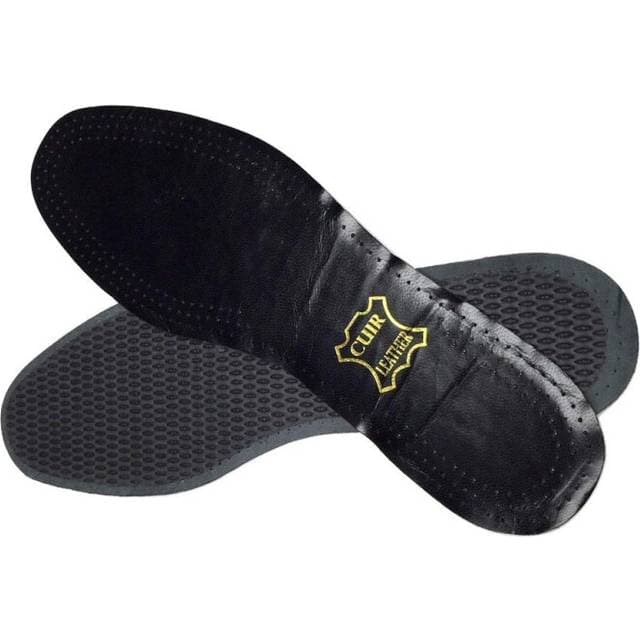 Saphir Indlægssål Sort Læder Aktiv Kul Str 44