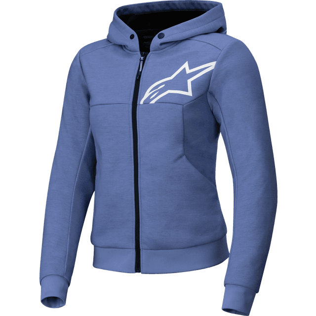 Alpinestars Stella Chrome V2 Sport Hoodie - Blå/Violet/Hvid Dame