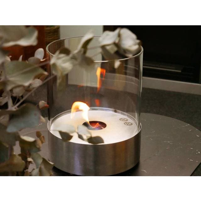 ScandiFlames Southwark Stål Rund Bord Biopejs